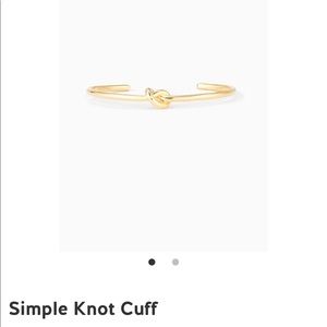 Stella and Dot Gold Simple Knot Cuff